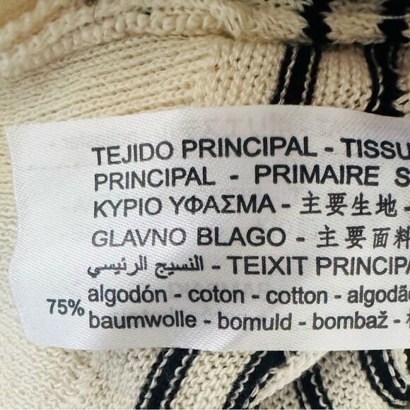 ZARA COMBINATION STRIPED SWEATER - Picture 5 of 5